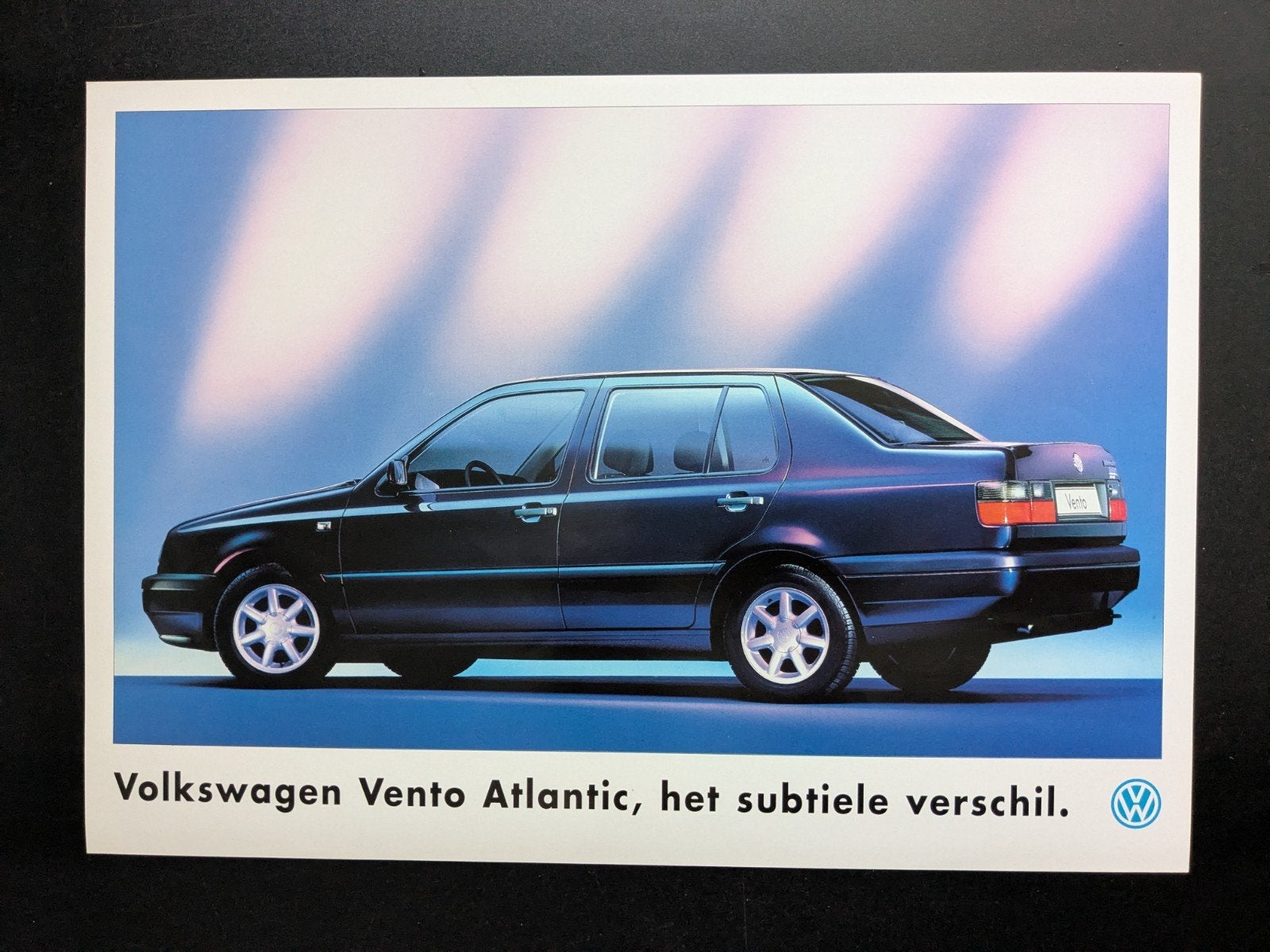 Leaflet A4 VOLKSWAGEN Vento Atlantic, Ophalen of Verzenden, Zo goed als nieuw, Volkswagen