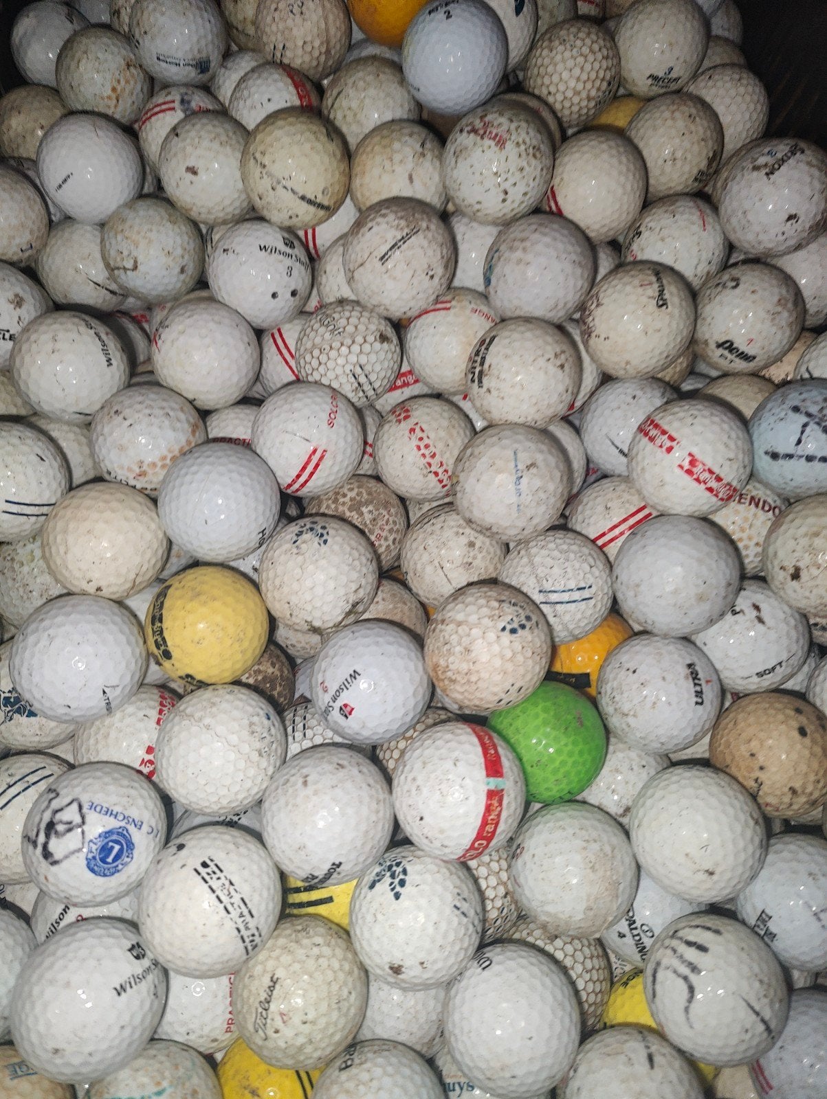 Gebruikte golfballen mix 100 stuks, Ophalen of Verzenden, Bal(len)