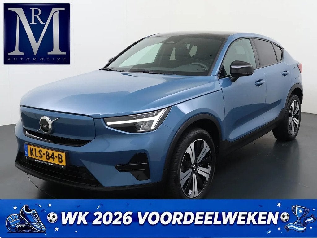 Volvo C40 Recharge Core 69 kWh € 30.899,00, Automaat, Stof, Gebruikt, Blauw
