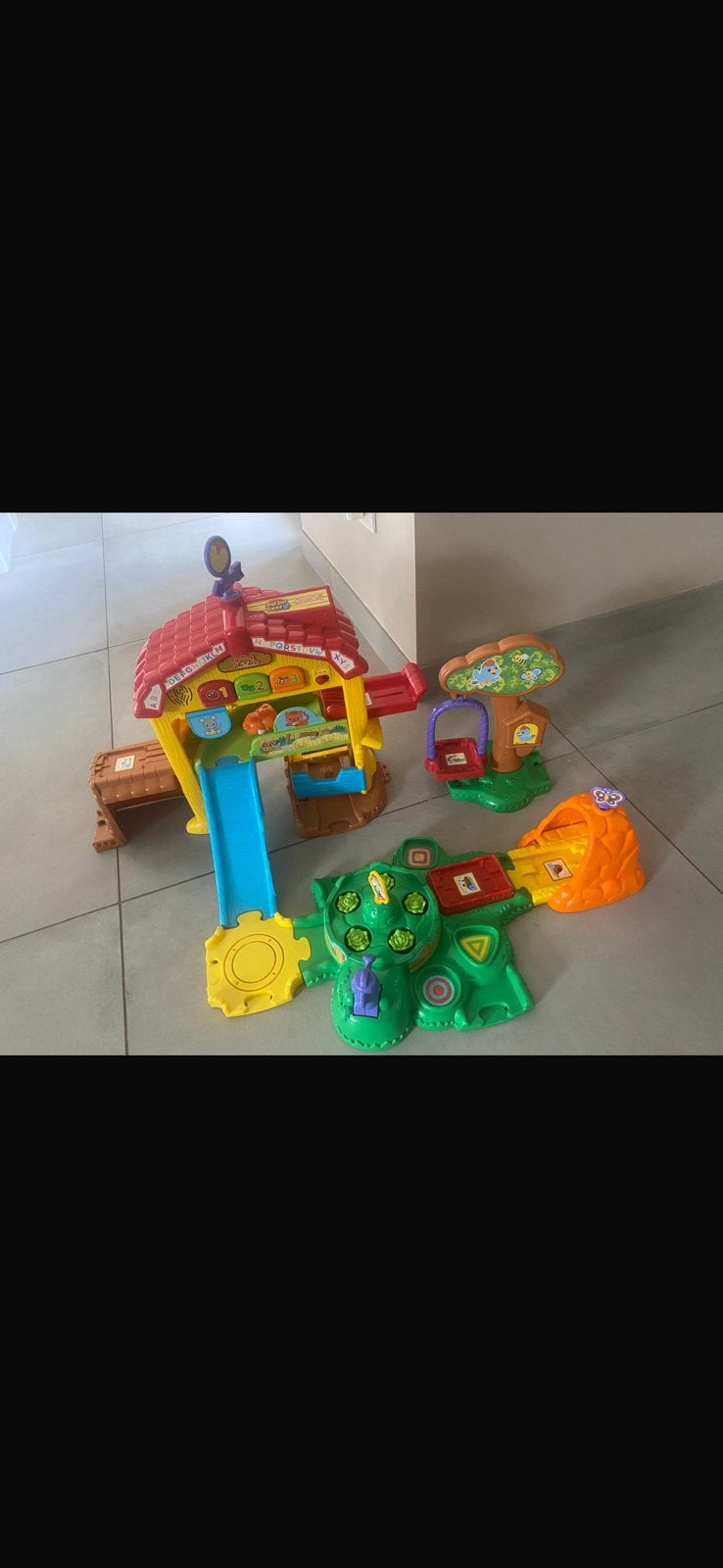Toet toet race baan, Kinderen en Baby's, Speelgoed | Vtech, Ophalen, Zo goed als nieuw, 2 tot 4 jaar