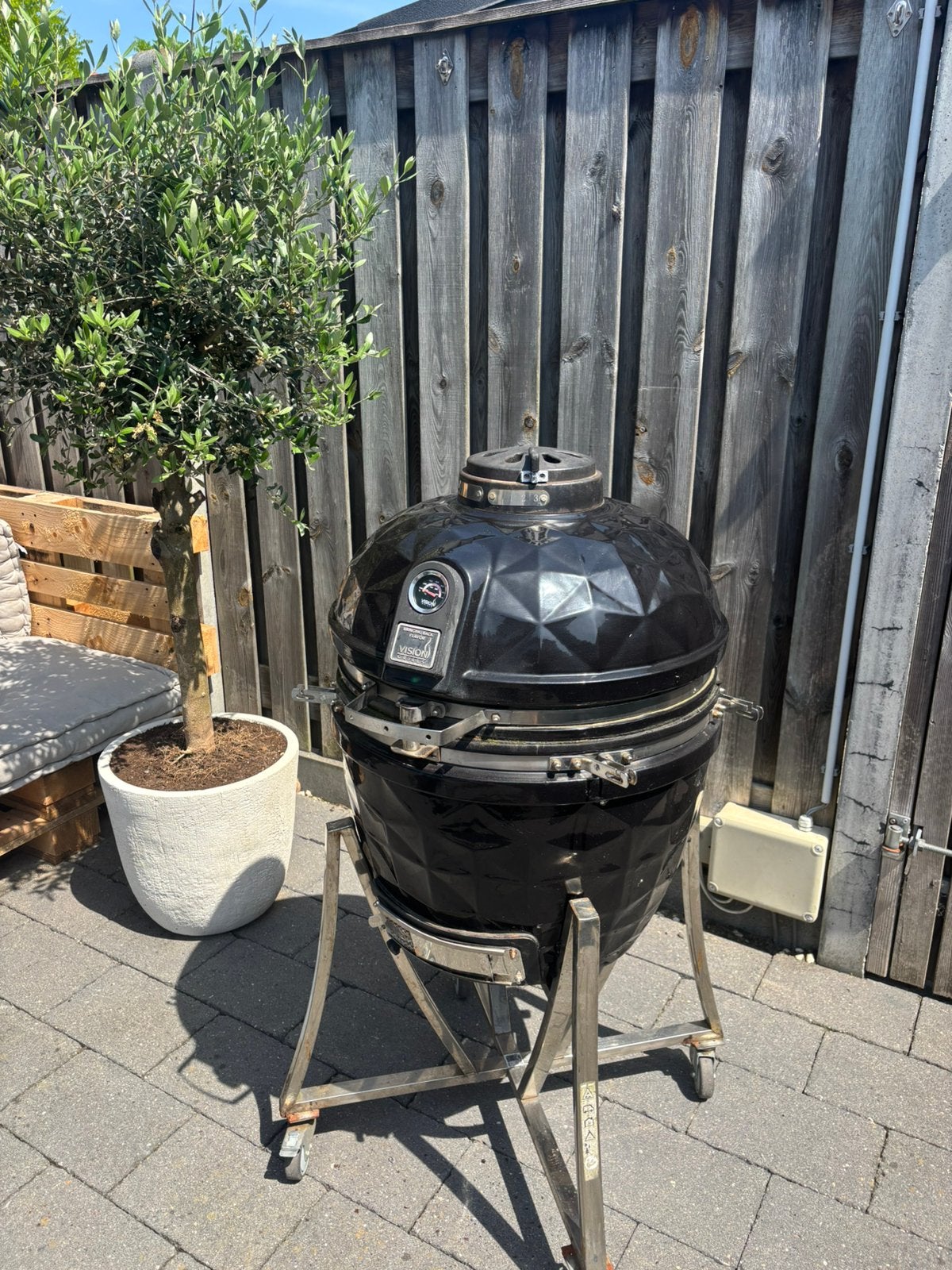 Vision grill Kamado Barbeque, Ophalen, Gebruikt