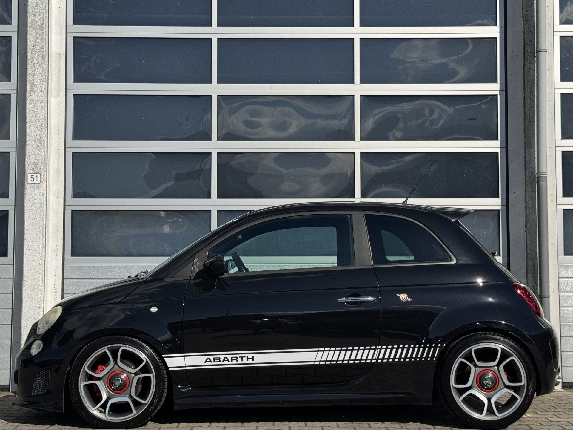 Fiat 500 1.4-16V ABARTH | CLIMA! | XENON! | 17' LM. VELGEN!, Auto's, Voorwielaandrijving, Euro 5, Zwart, 4 cilinders