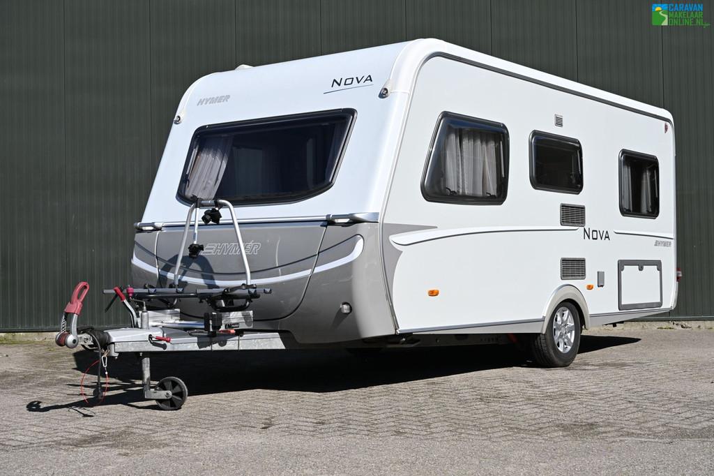 Eriba Nova 465 GL, Rondzit, Bedrijf, Kachel, Lengtebed