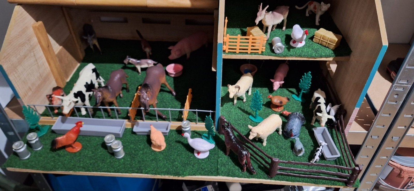 Grote boerderij met veel dieren en accessoires, Ophalen of Verzenden, Gebruikt, Jongen of Meisje