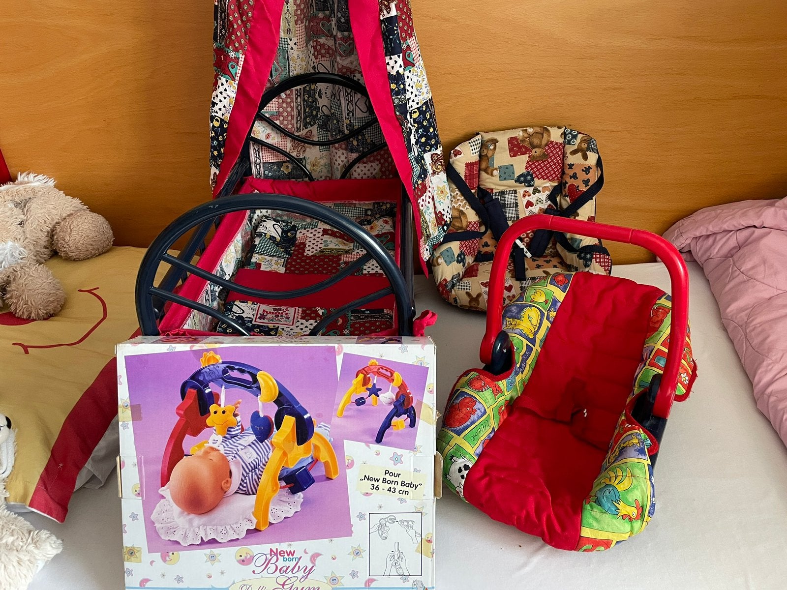 Vintage   4 delig poppen set  sinterklaas, Ophalen of Verzenden, Nieuw, Overige typen
