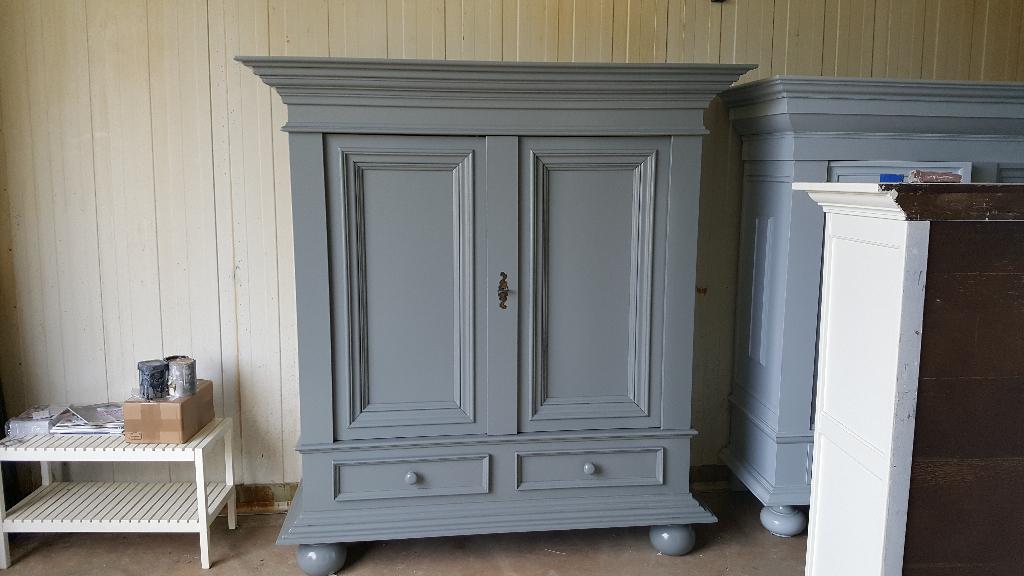 Wandmeubels kamerkast, broodkast buffetkast brocante kasten, Ophalen, 25 tot 50 cm, Minder dan 150 cm, 150 tot 200 cm