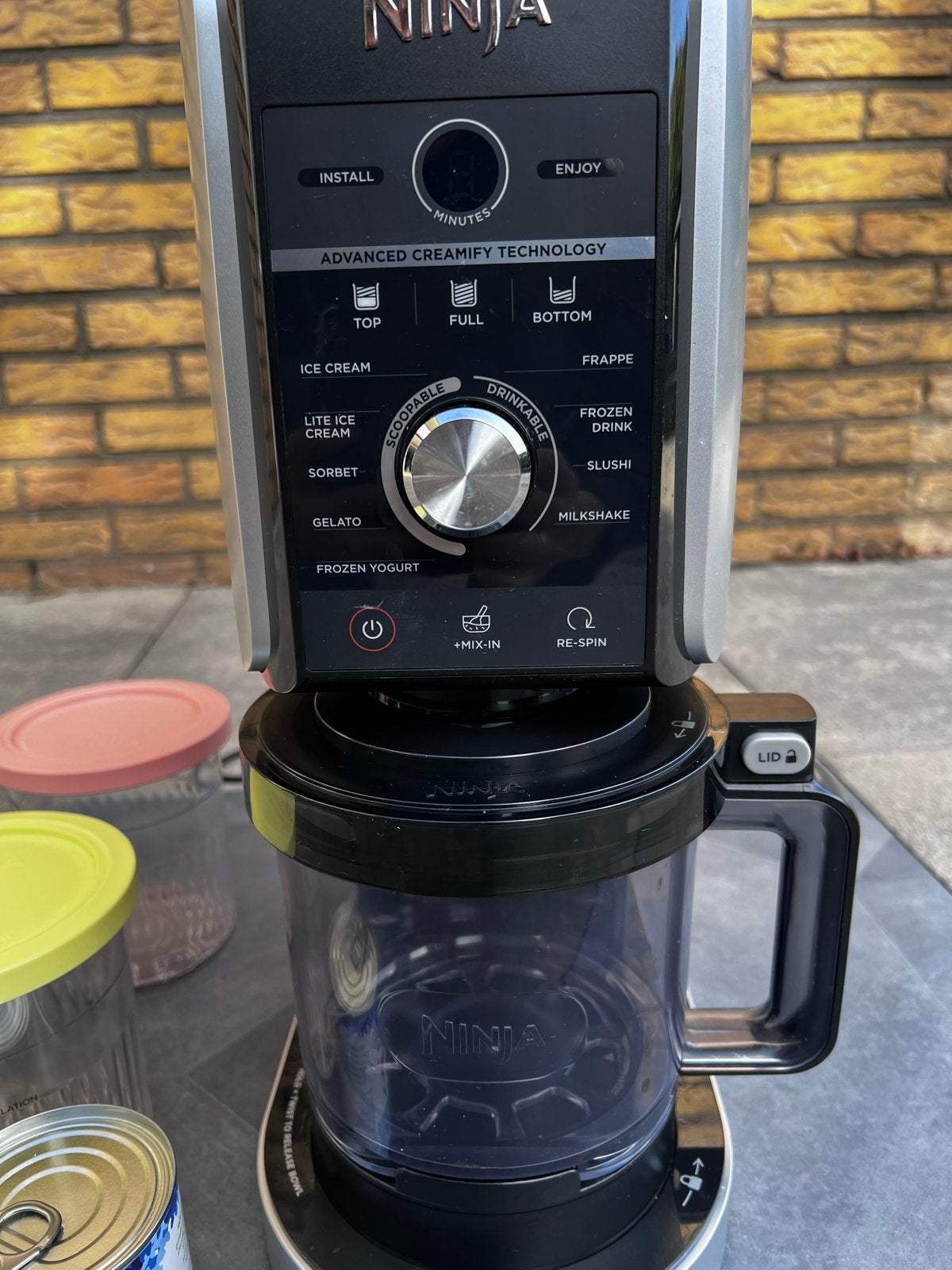 Ninja Creami Deluxe NC502EU IJsmachine - Zo goed als nieuw, Witgoed en Apparatuur, Ophalen, Zo goed als nieuw, Vaatwasserbestendig