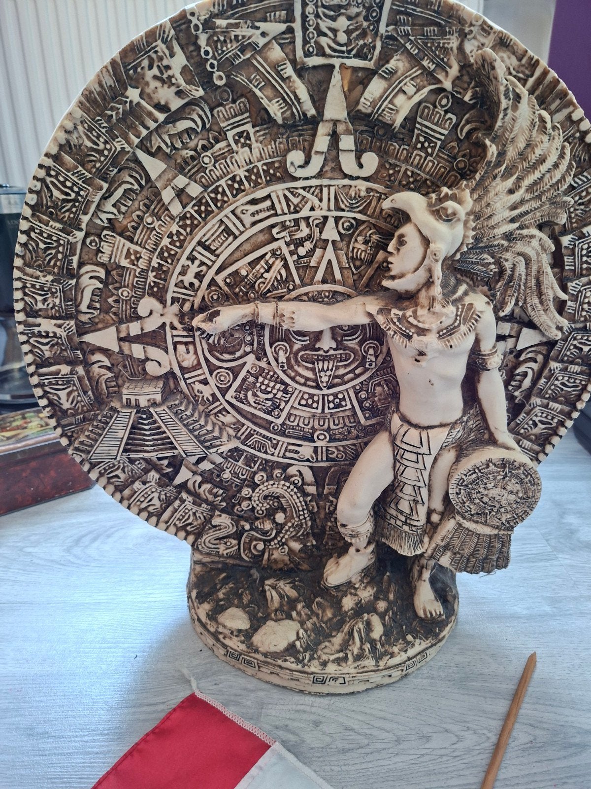 kunstobject Maya kalender, Ophalen of Verzenden