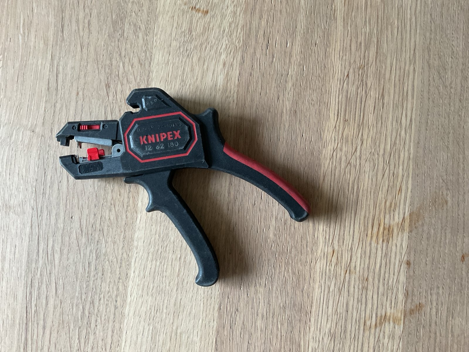 Knipex automatische striptang 12 62 180, Ophalen of Verzenden, Gebruikt, Tang, Knipex