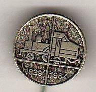 BROCHE Nederlandse spoorwegen apart 1839 1964 (A5), Verzenden, Gebruikt, Overige onderwerpen