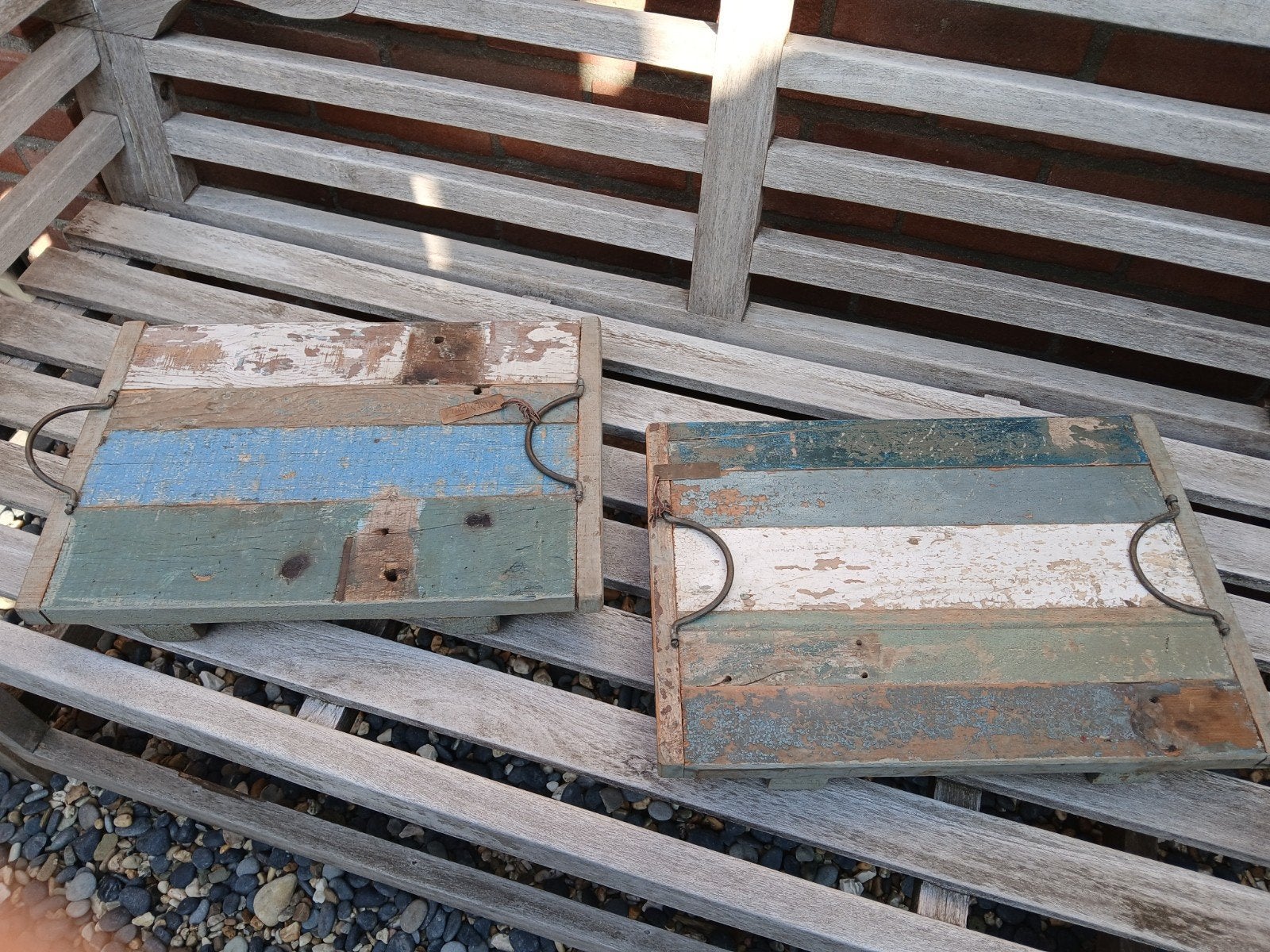 2 Hoffz plateaus, Groen, Hout, Ophalen of Verzenden, Landelijk