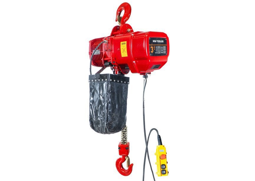 Industriële elektrische kettingtakel 3T 6M met haak MW Tools