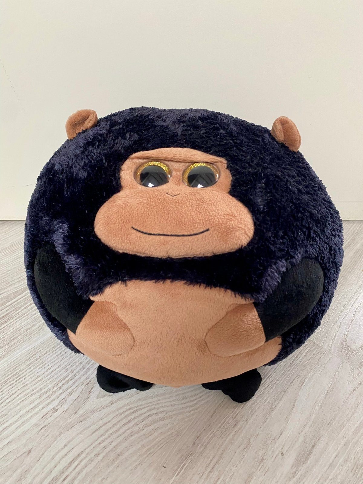 TY Gorilla knuffel groot, circa 30cm, Kinderen en Baby's, Overige karakters, Zwart, Ophalen of Verzenden, Zo goed als nieuw