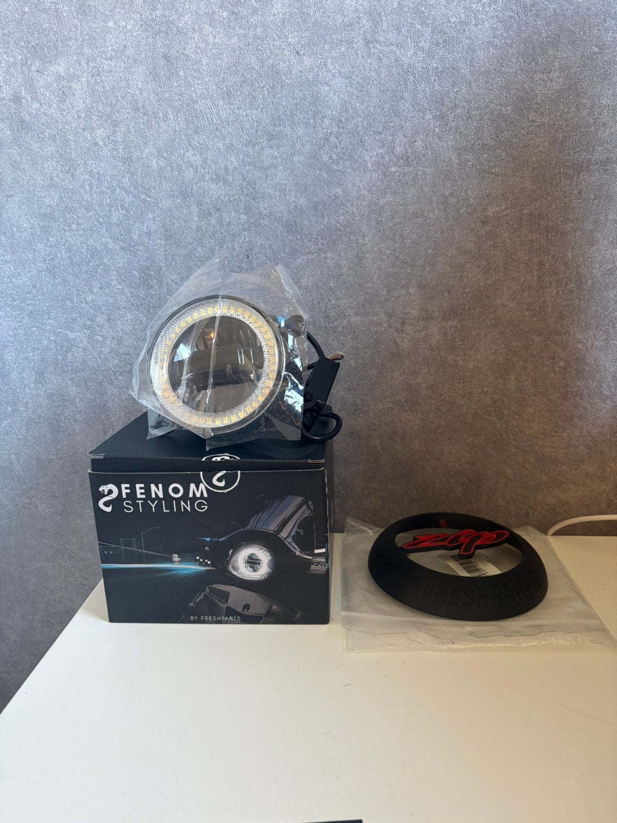 Angel Eye Koplamp & Onstekingskap Zip, Fietsen en Brommers, Brommeronderdelen | Scooters, Ophalen of Verzenden, Nieuw, Koplamp