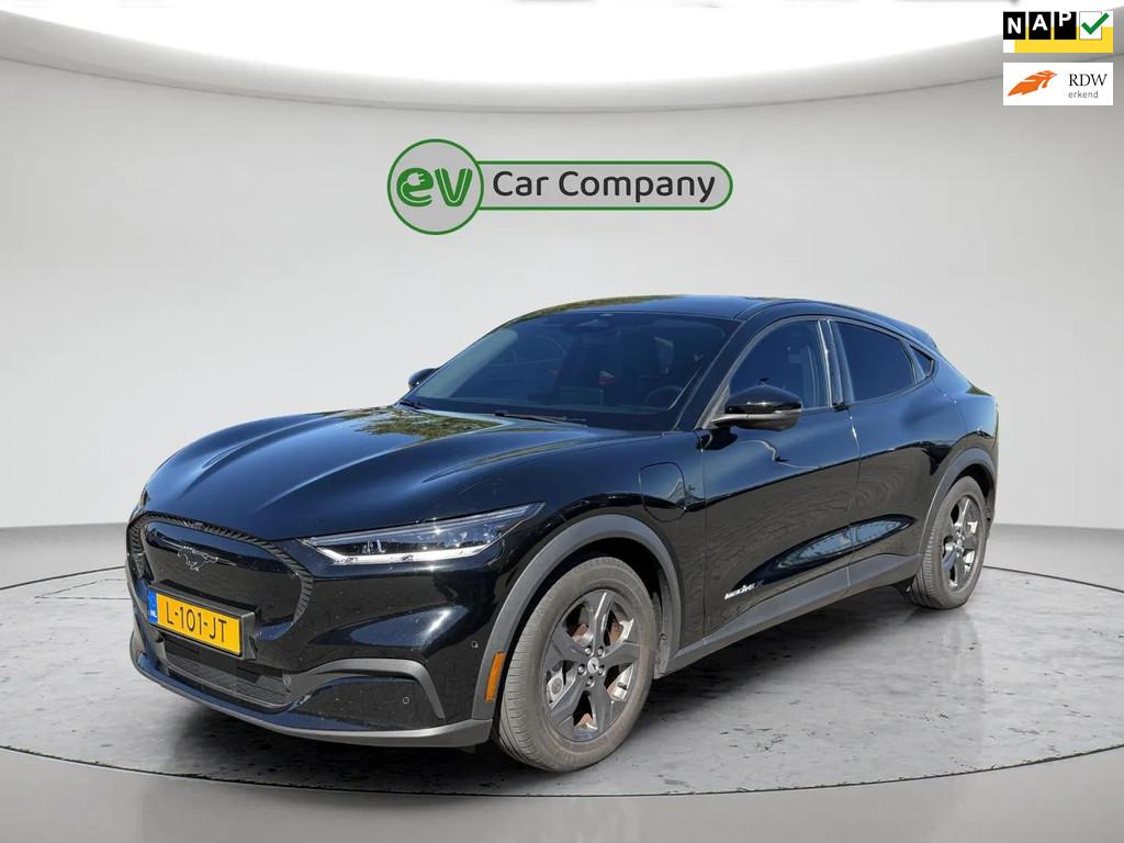 Ford Mustang Mach-E Extended RWD 98 kWh | SOH 93% | 360 Came, Auto's, Gebruikt, 750 kg, Zwart, Adaptive Cruise Control