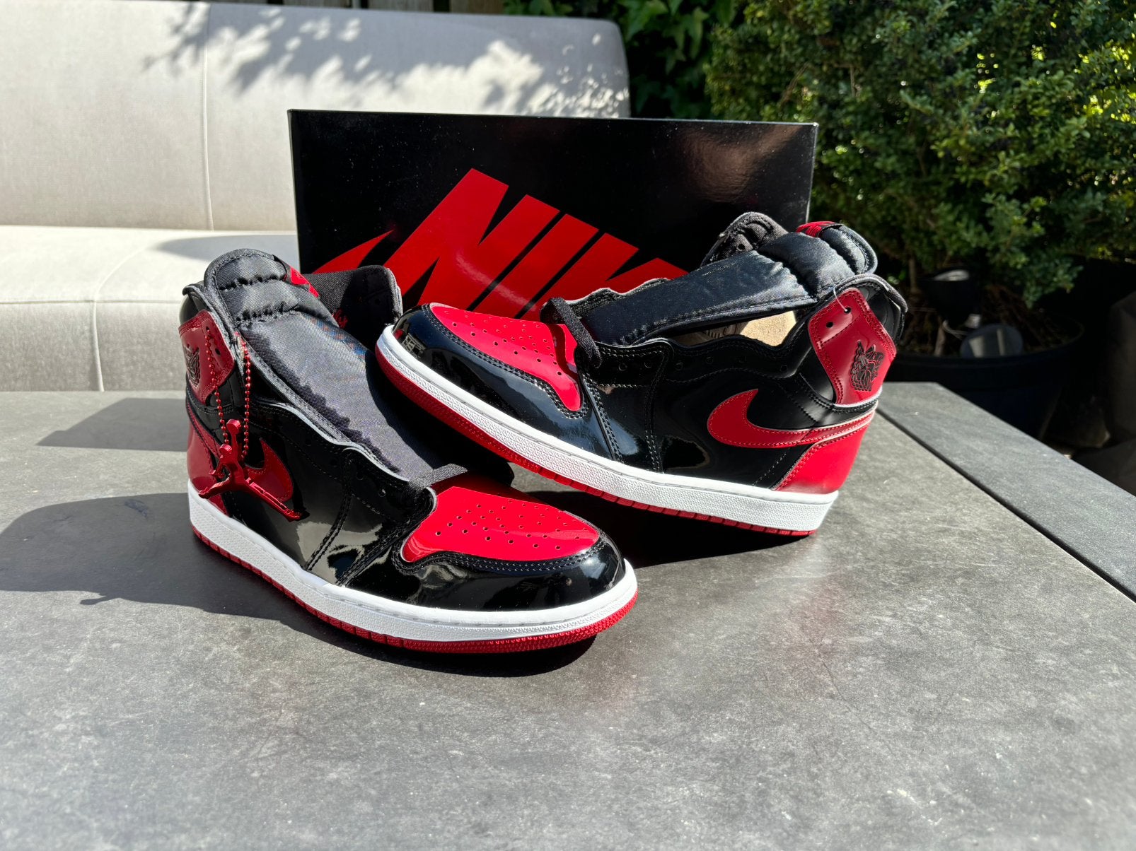 Jordan 1 “Patent Bred”, Ophalen of Verzenden, Nieuw, Zwart