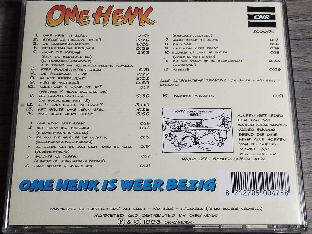 Ome Henk ‎– Ome Henk Is Weer Bezig, Ophalen of Verzenden, Zo goed als nieuw