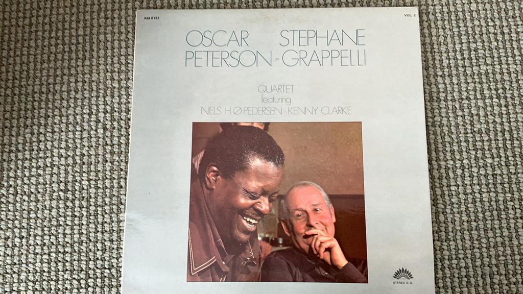 Oscar Peterson & Stephan Grappeli Quartet,, 1960 tot 1980, Ophalen of Verzenden, Zo goed als nieuw, 12 inch