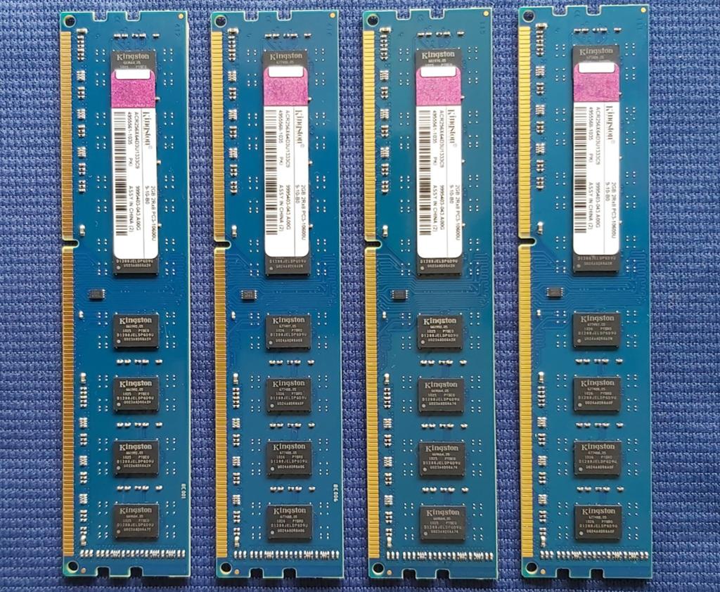 4 x Kingston geheugen, Ophalen of Verzenden, DDR3, Desktop