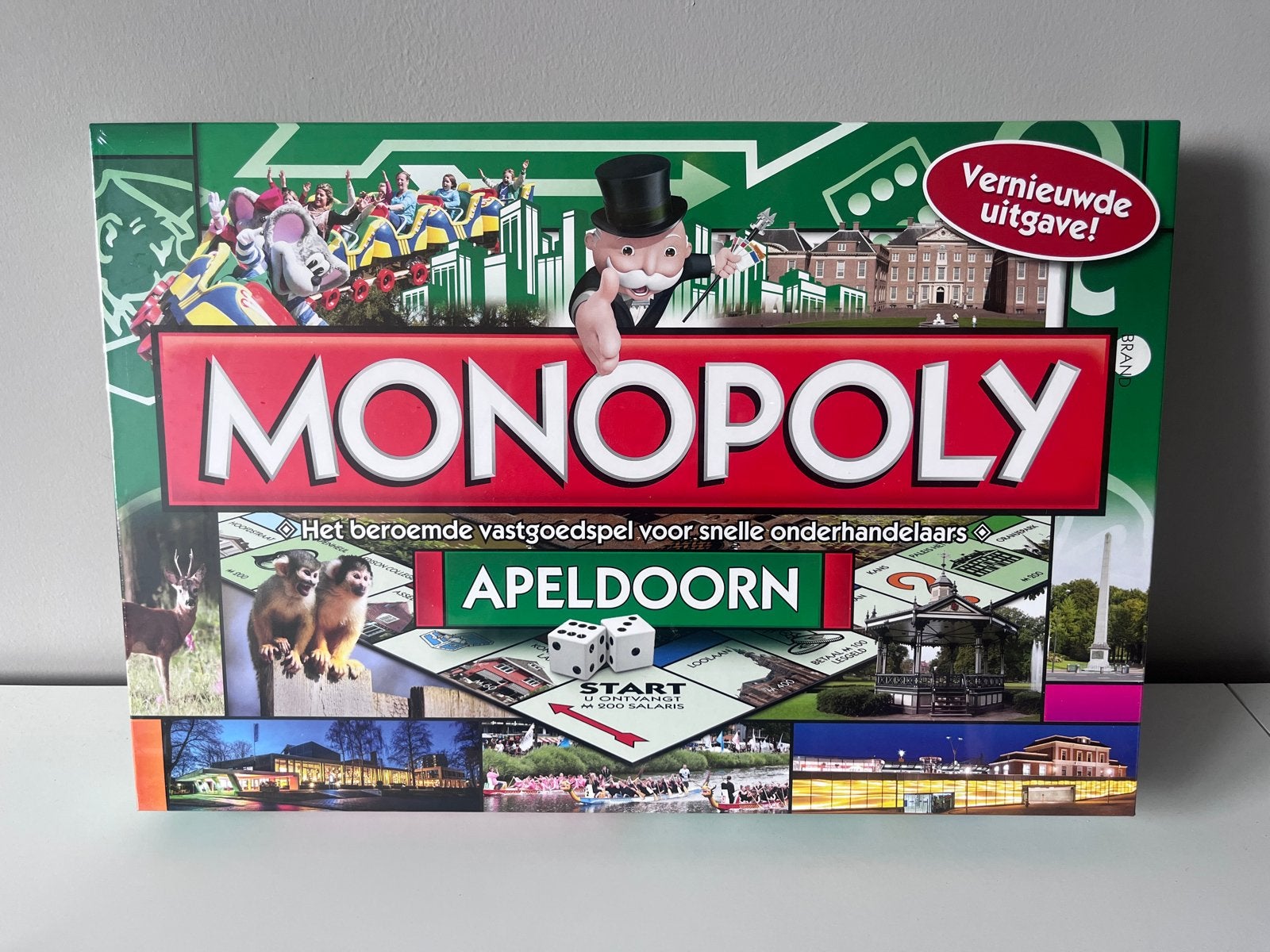 Monopoly Apeldoorn Editie - Nieuw in (gesealde) doos, Drie of vier spelers, Ophalen of Verzenden, Nieuw, Identity Games International BV