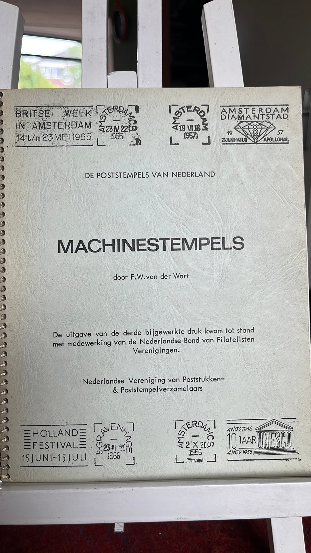 Machinestempels Van der Wart 3e druk 1956, Ophalen of Verzenden