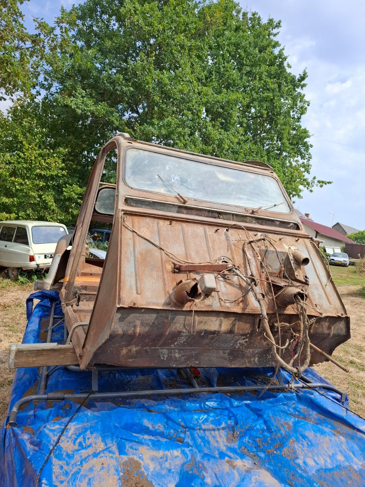 2cv Carrosserie jaren 50, Ophalen, Gebruikt, Citroën, Spatbord