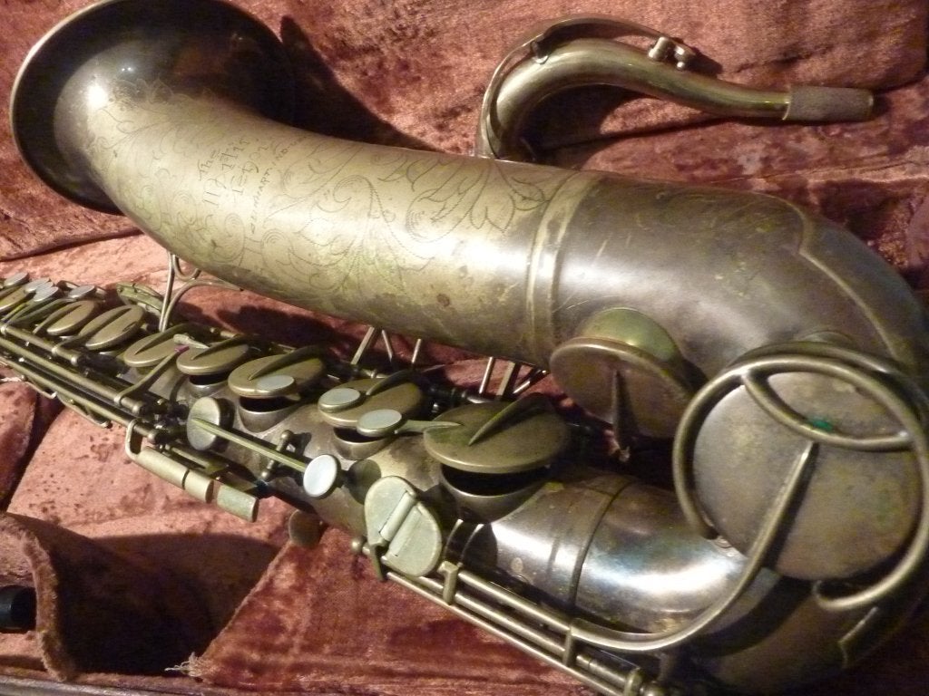 Vintage Tenor saxofoon The Martin, Muziek en Instrumenten, Blaasinstrumenten | Saxofoons, Ophalen, Gebruikt, Tenor, Met koffer