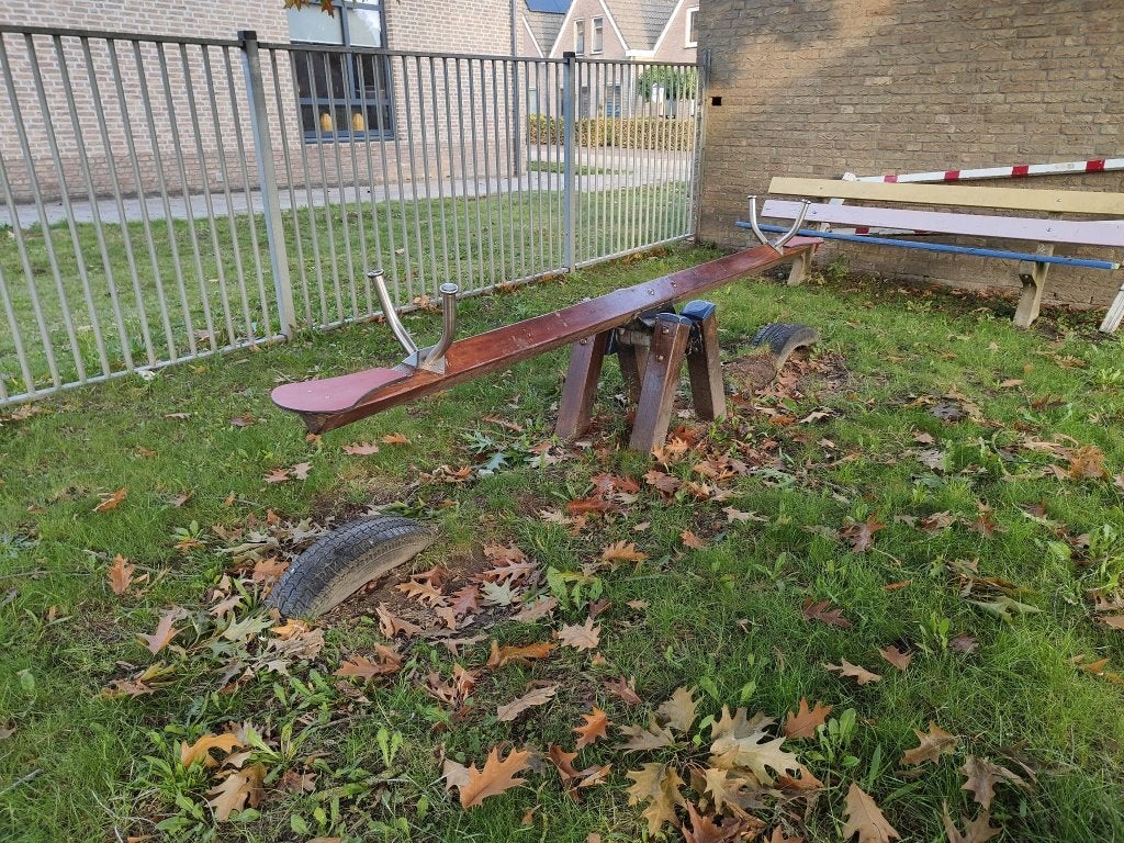 Hardhouten wipwap - Speeltoestel buiten, Ophalen, -, -, Overige typen