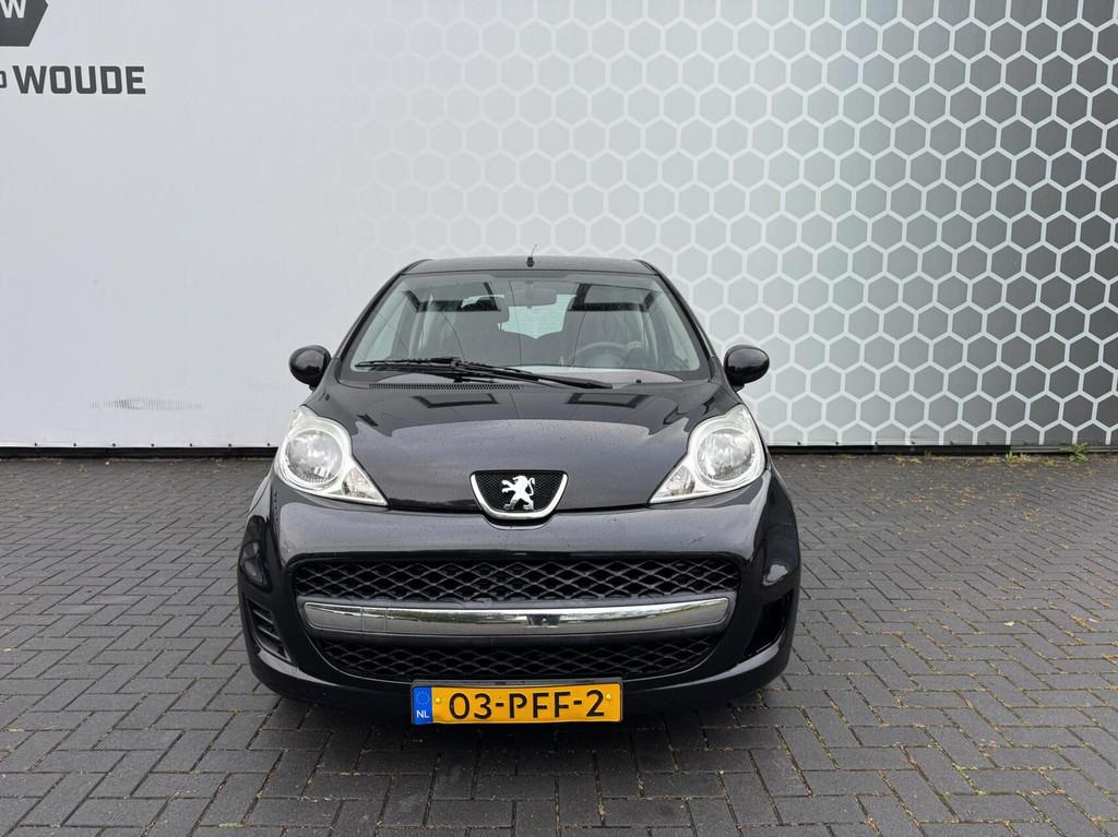 Peugeot 107 1.0-12V XS Airco CV Elektrische Ramen NAP, Auto's, Peugeot, Voorwielaandrijving, Euro 5, Stof, Zwart