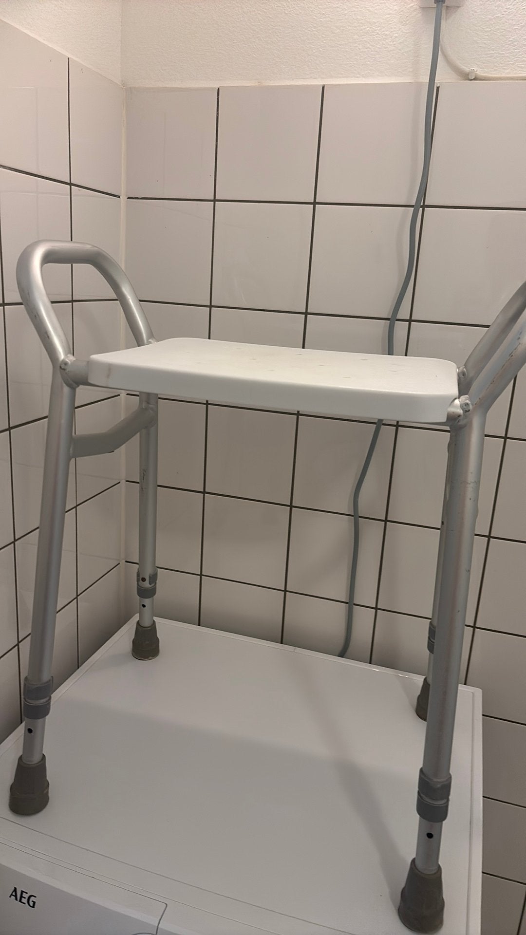 Douchekruk, Ophalen, Gebruikt