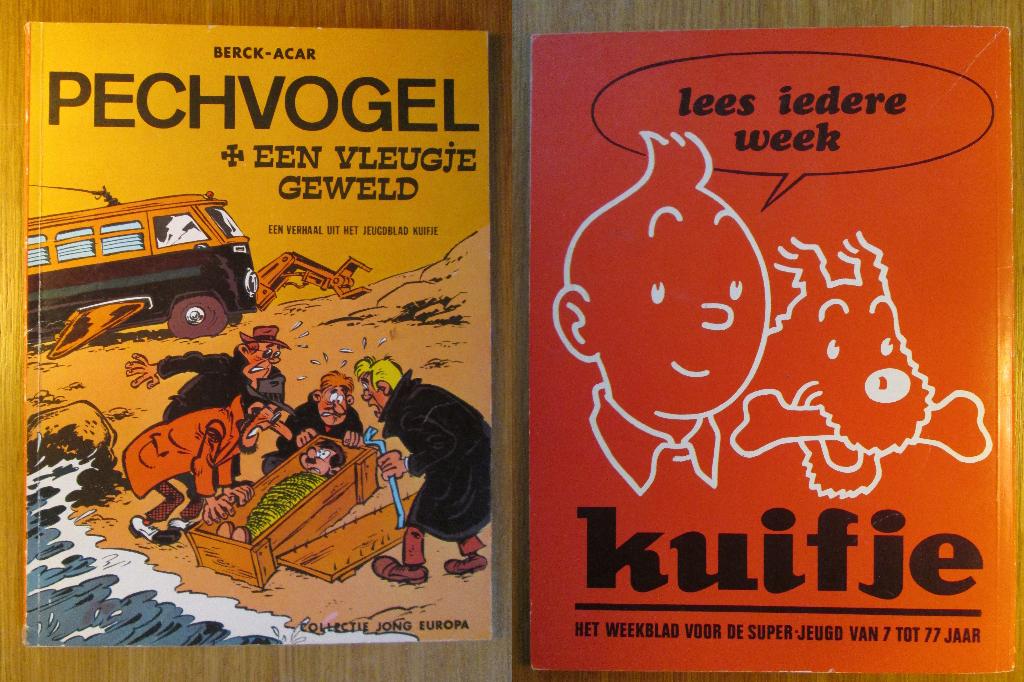 Pechvogel - Een vleugje geweld (SC), Eén stripboek, Ophalen of Verzenden, Zo goed als nieuw, Berck