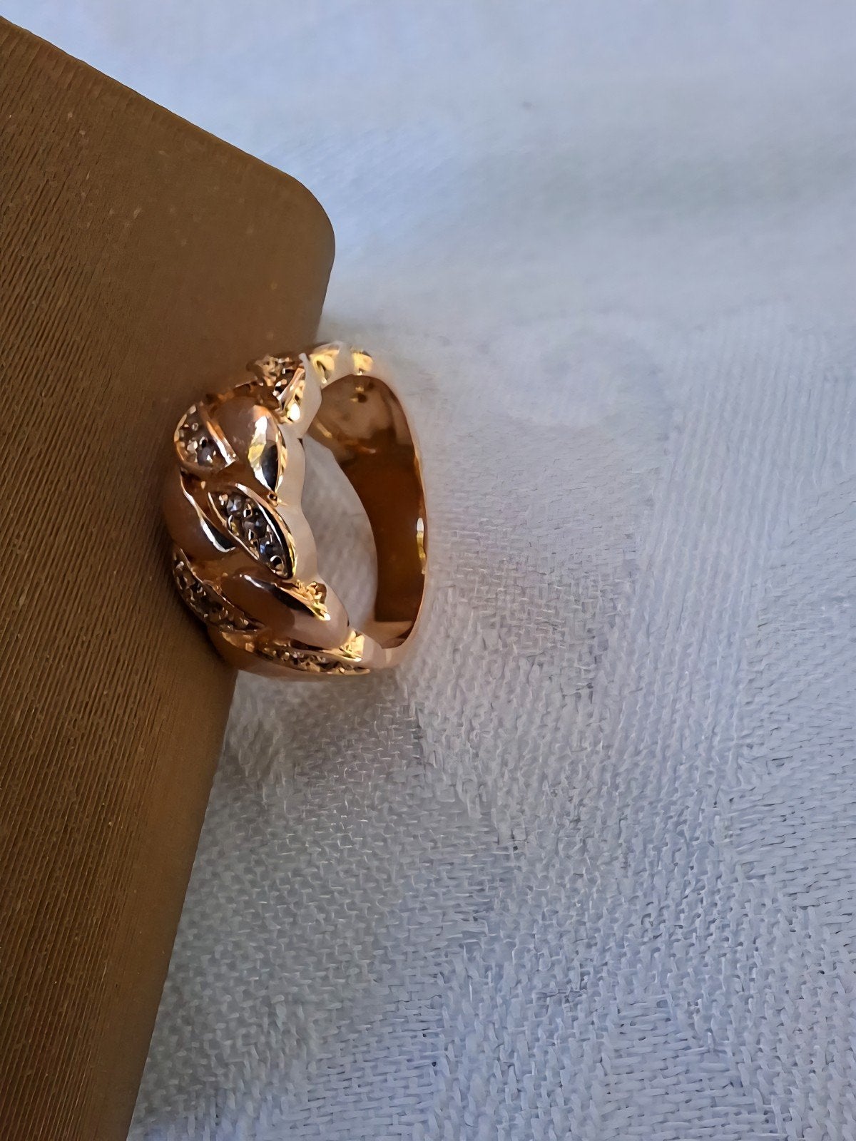 Mooie ring, Overige materialen, Ophalen of Verzenden, Zo goed als nieuw, 17 tot 18