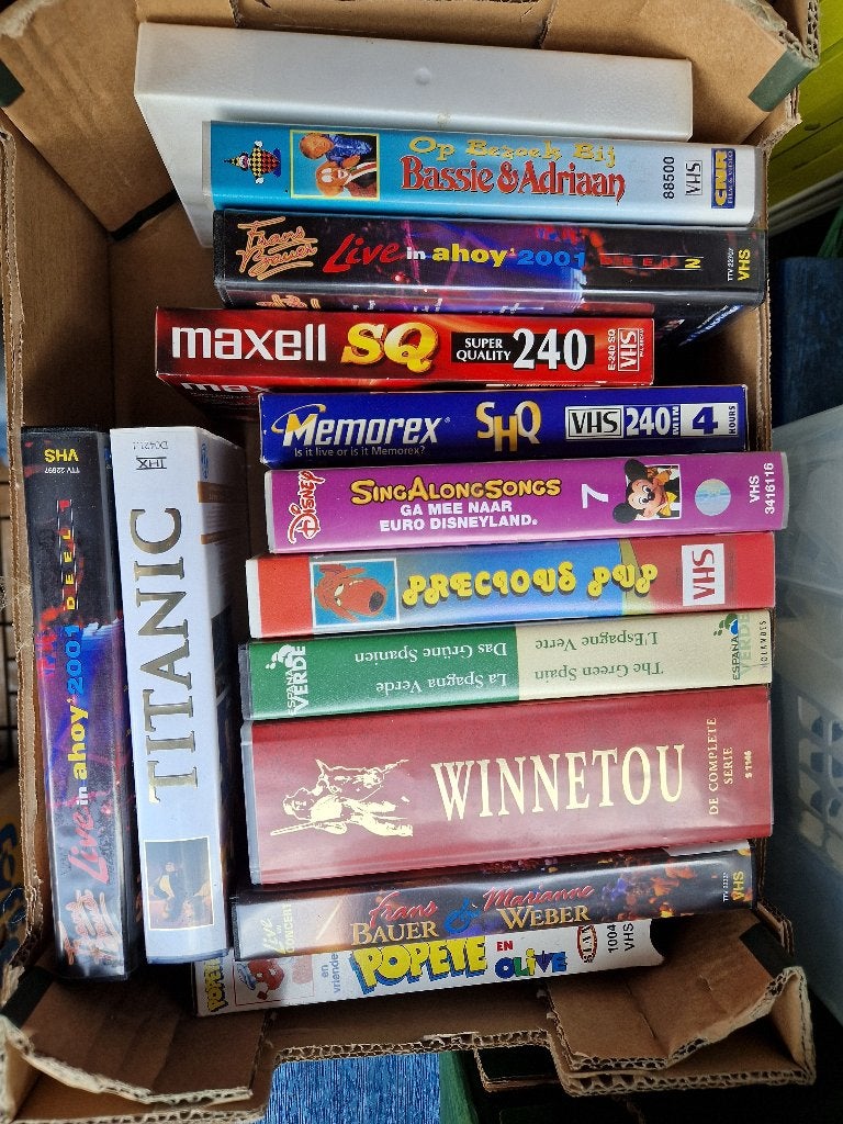 vhs video banden, diverse genre's (ca 70 stuks), Alle leeftijden, Ophalen of Verzenden, Gebruikt, Overige genres