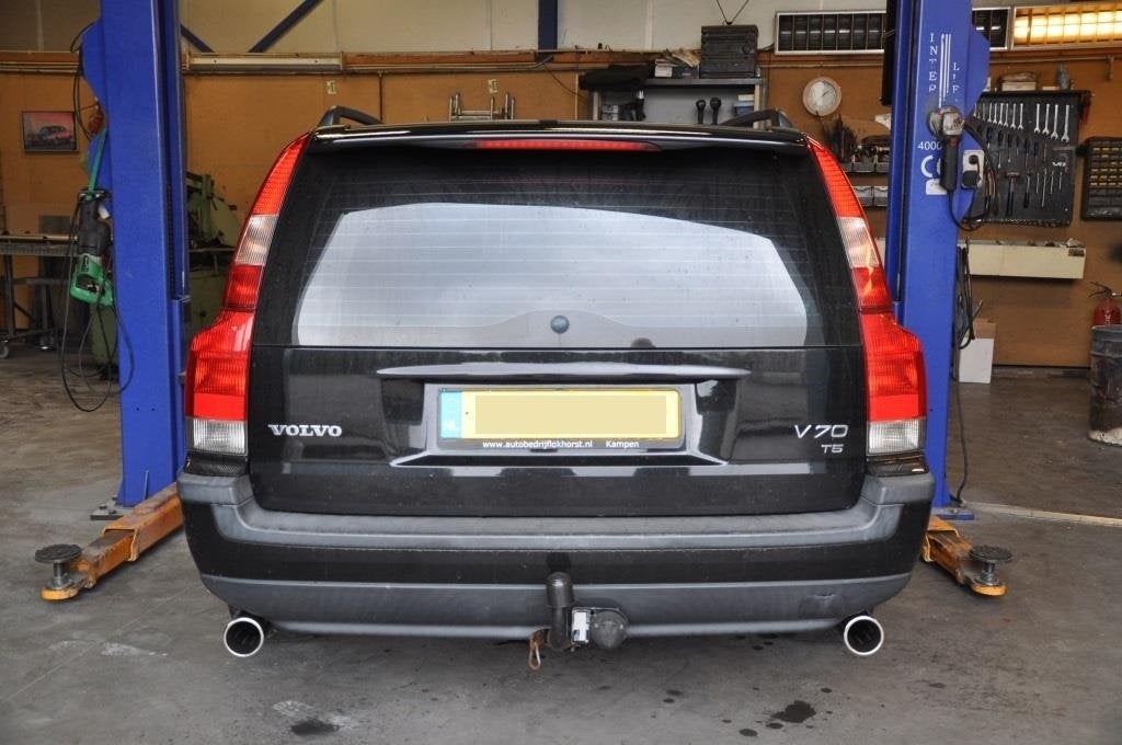 RVS duplex dubbele uitlaat einddemper voor onder elke auto, Ophalen, Nieuw, Skoda