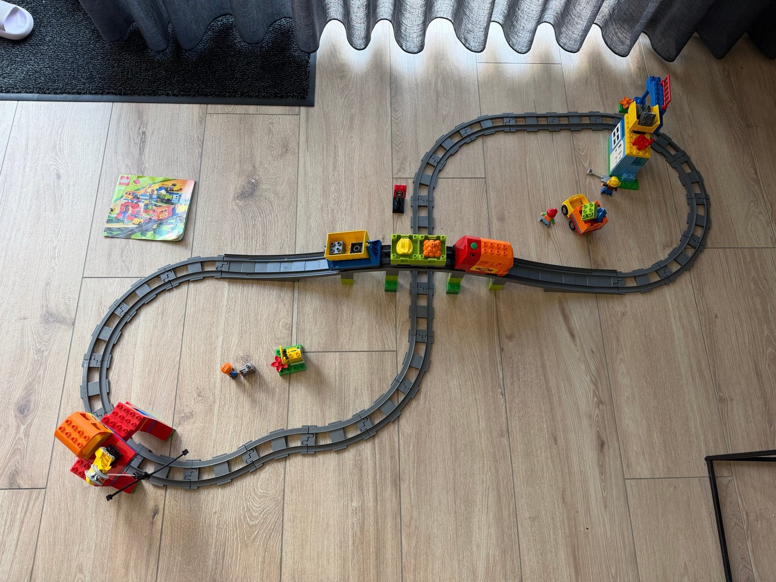 Lego Duplo Trein met spoor en accessoires - Set 10508, Ophalen, Gebruikt, Overige thema's, Overige typen