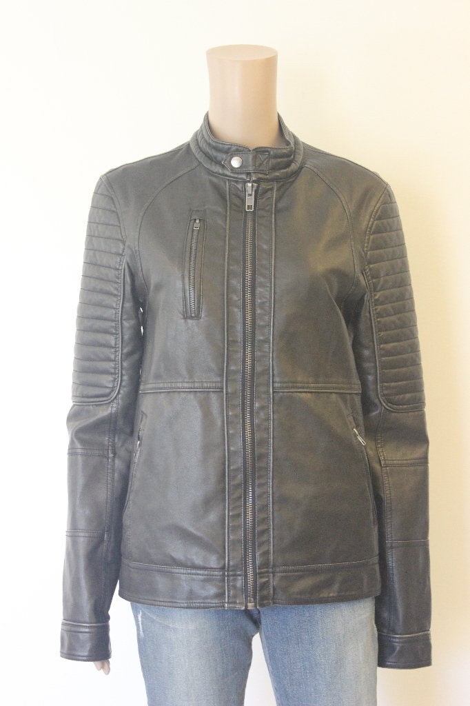 Madness zwart leatherlook jasje maat S, Madness, ., Zwart, Ophalen of Verzenden
