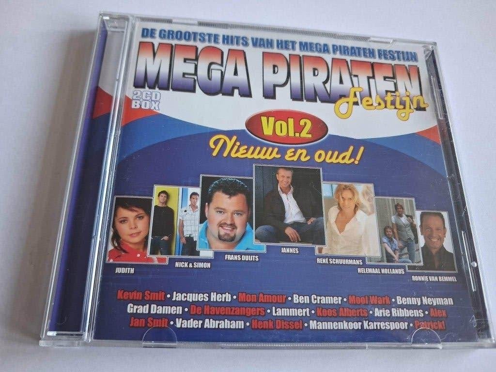 Mega Piraten Festijn Vol.2 <2CD>, Ophalen of Verzenden, Gebruikt, Nederlandstalig, Verzamelalbum