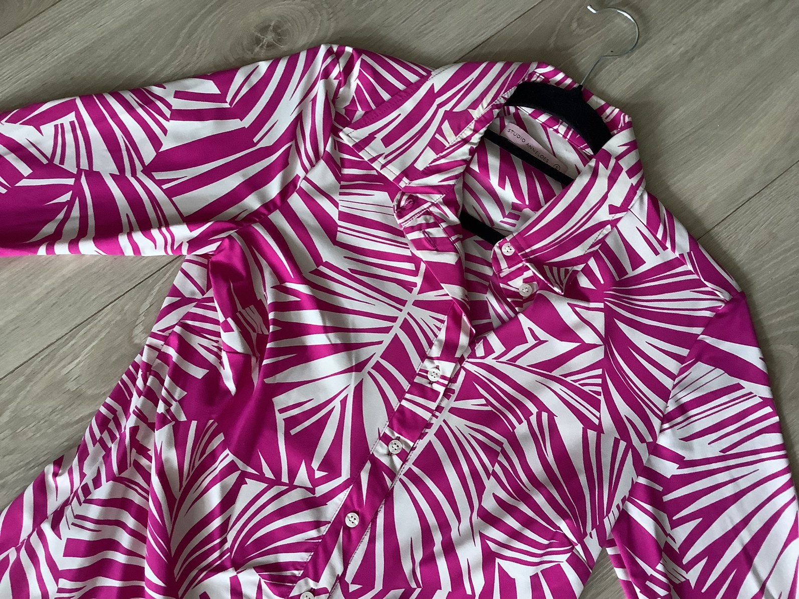Nieuw; Studio Anneloes travelstof set broek m en blouse s, Maat 38/40 (M), Verzenden, Beige, Nieuw