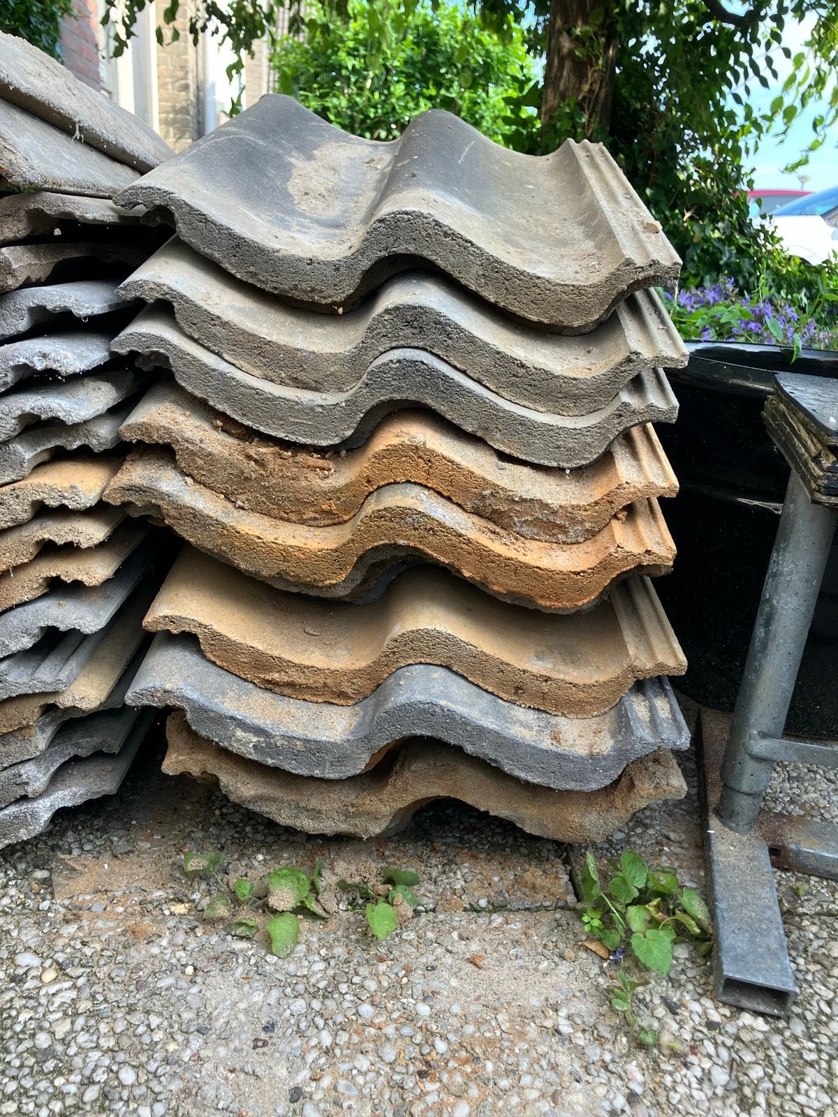 RBB Sneldek dakpannen - 9 stuks, Doe-het-zelf en Verbouw, Dakpannen en Dakbedekking, Ophalen, Gebruikt, Steen of Klei, Minder dan 5 m²