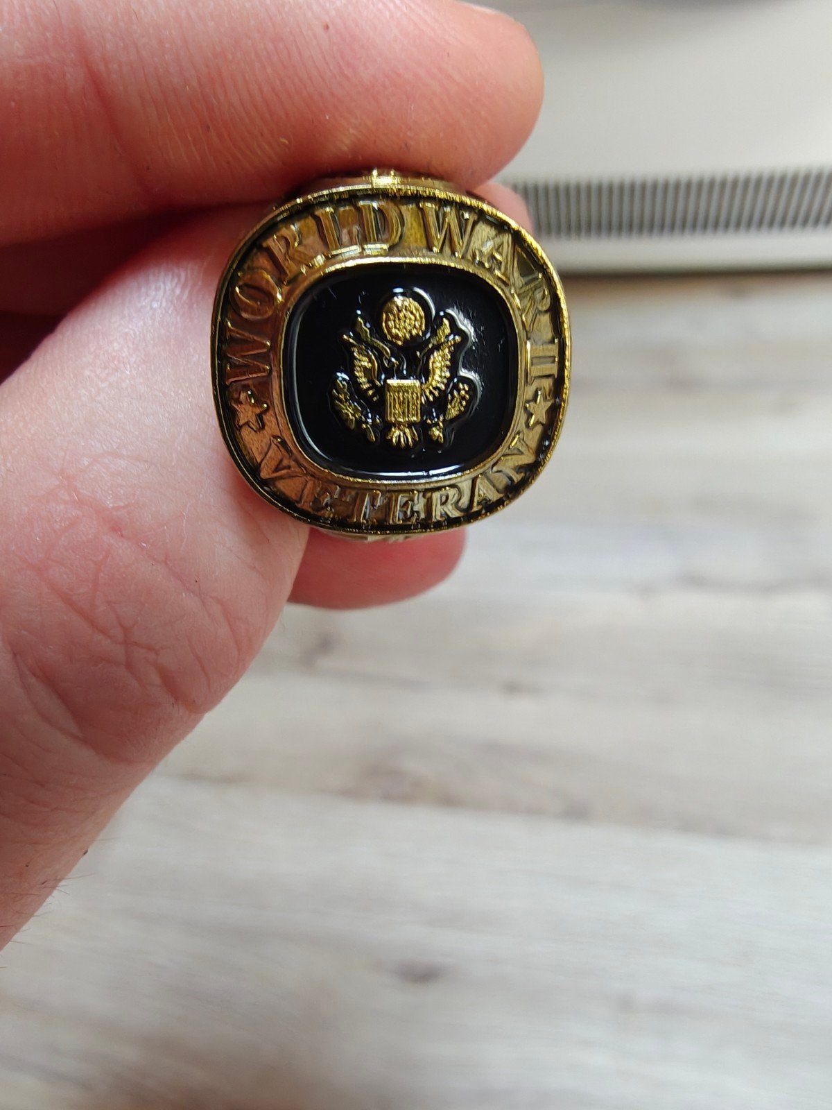 Gouden World War Veteran Ring verzameling, honderden., Heer, Nieuw, Ophalen of Verzenden, Goud