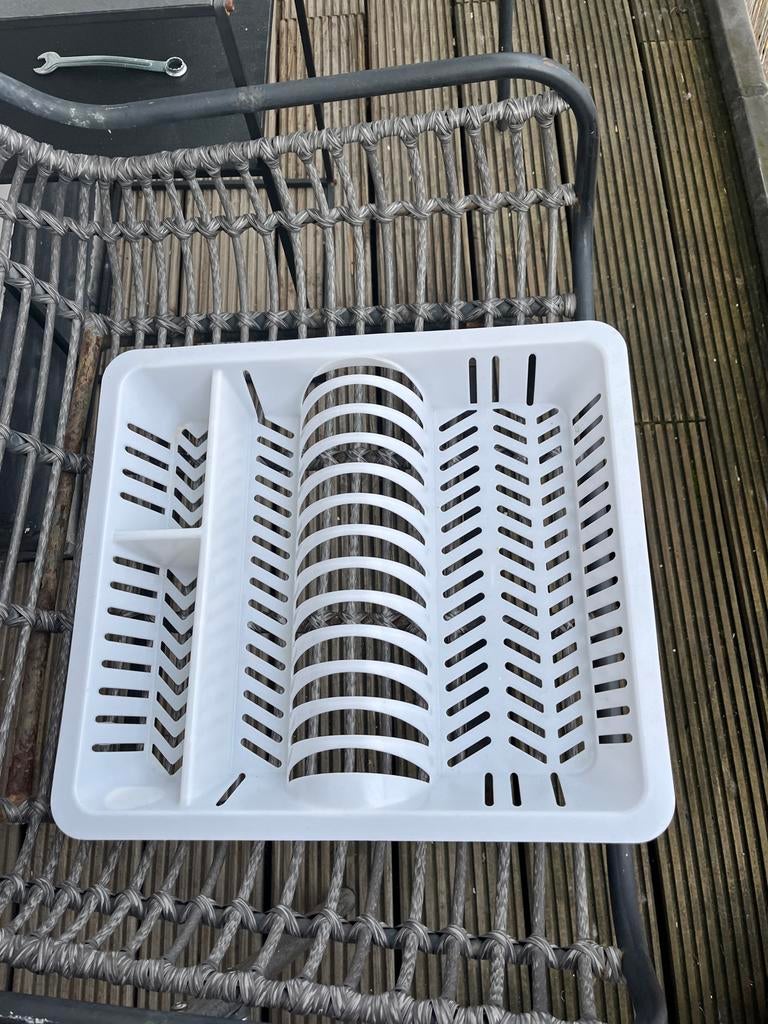 Gratis Witte afwasrek, Huis en Inrichting, Keuken | Keukenbenodigdheden, Ophalen, Gebruikt