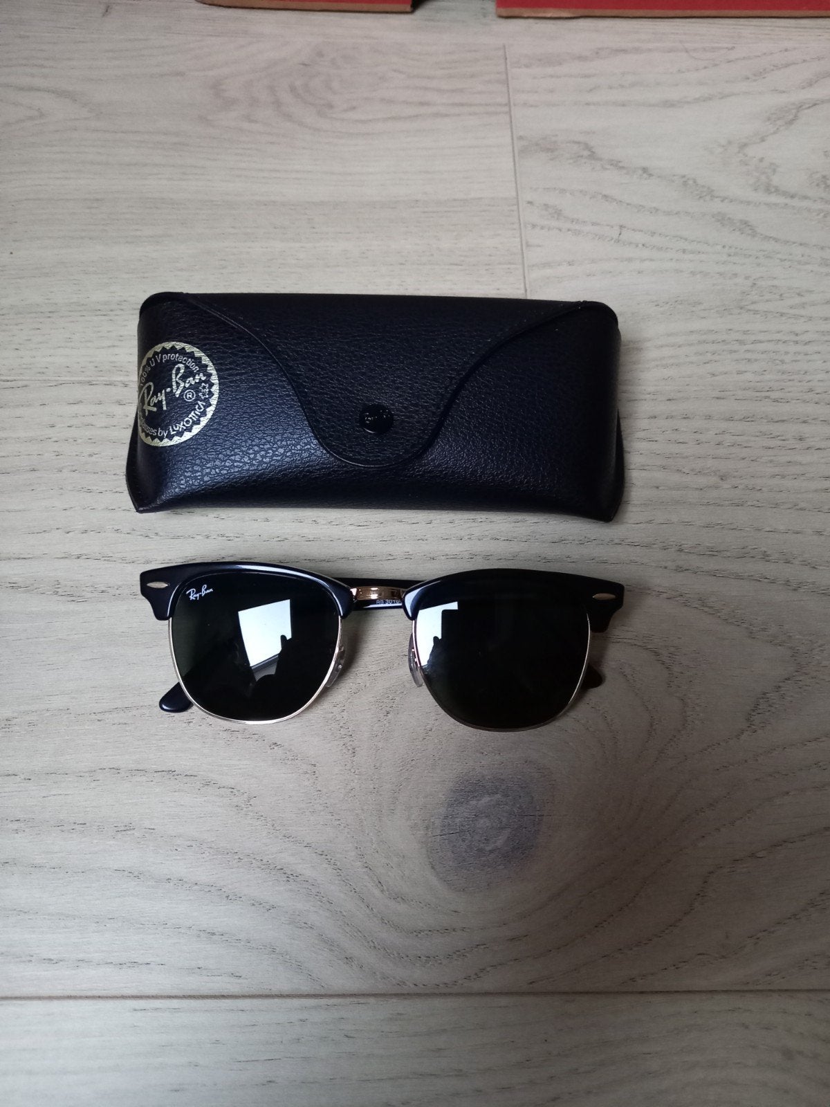 Ray-Ban Clubmaster zonnebril nieuw!, Ophalen of Verzenden, Nieuw, Zwart, Ray-Ban
