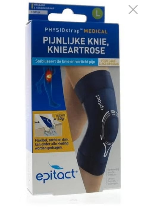 ZGAN! Epitact Knie medical maat L 41-44cm 1 stuks €18,99, Ophalen of Verzenden, Zo goed als nieuw