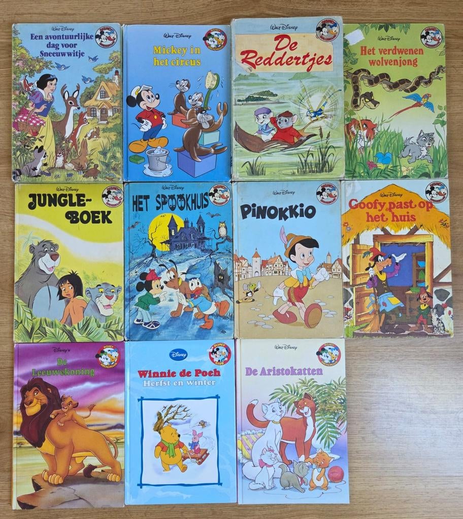 Disney boekenclub boeken, Verzamelen, Disney, Ophalen of Verzenden, Overige figuren, Gebruikt, Overige typen