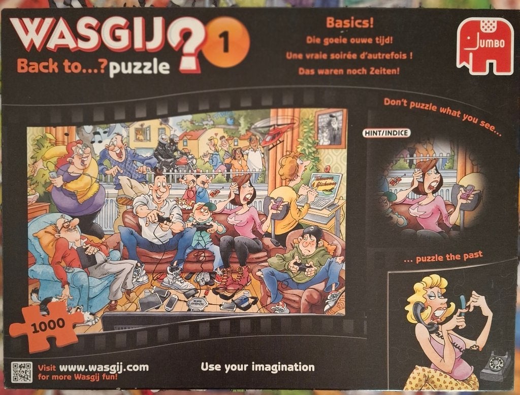 Wasgij puzzel Back to 1, Original 15, 2x, 1000 stukjes, Hobby en Vrije tijd, Denksport en Puzzels, Ophalen of Verzenden, 500 t/m 1500 stukjes