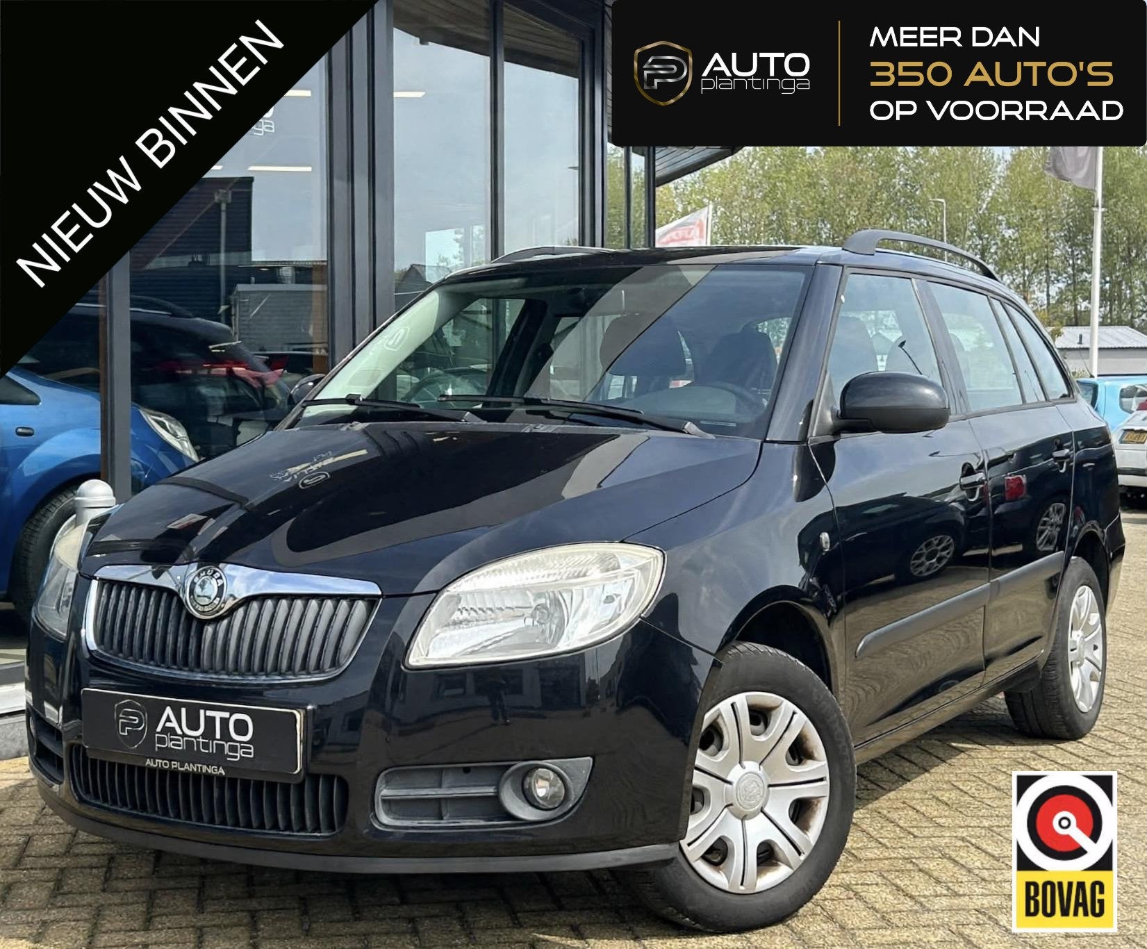 Skoda Fabia Combi 1.4-16V Ambiente 86PK | NL AUTO | Achterui, Voorwielaandrijving, 4 cilinders, Zwart, Origineel Nederlands