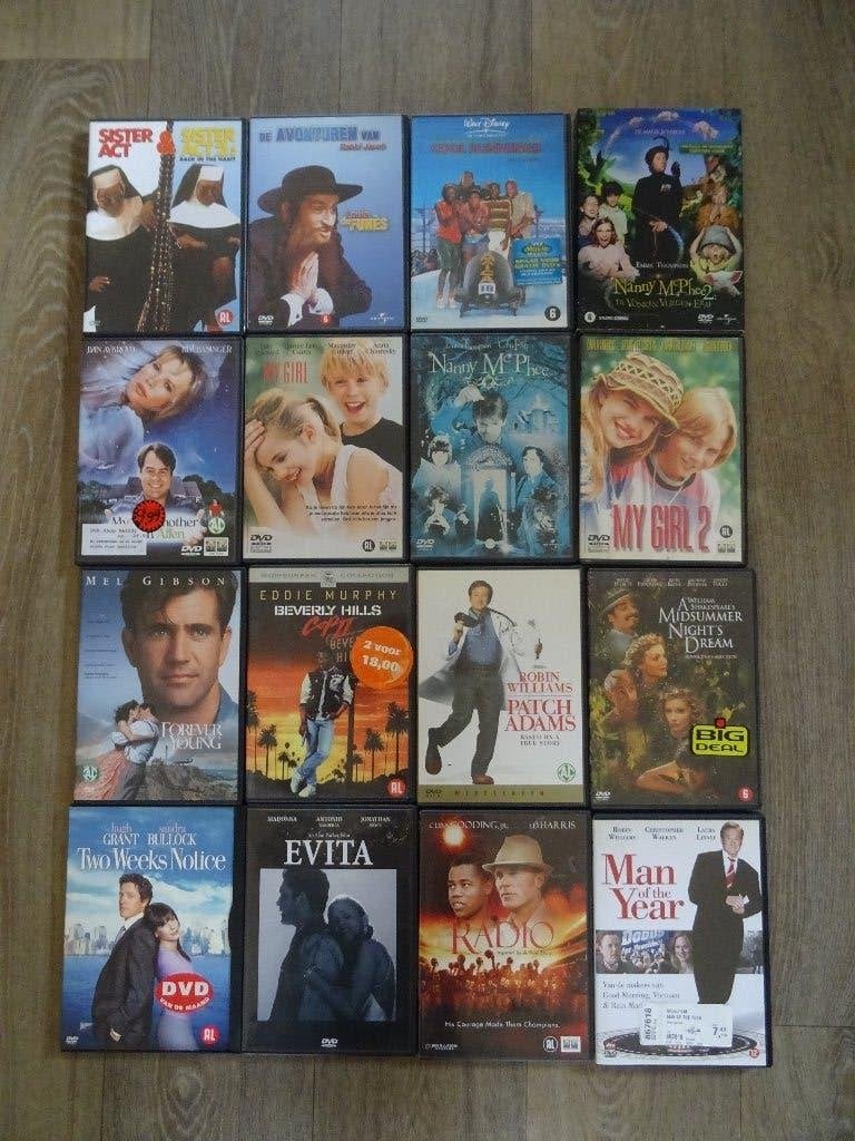 30 DVD, diverse genres, Alle leeftijden, Ophalen of Verzenden, Zo goed als nieuw