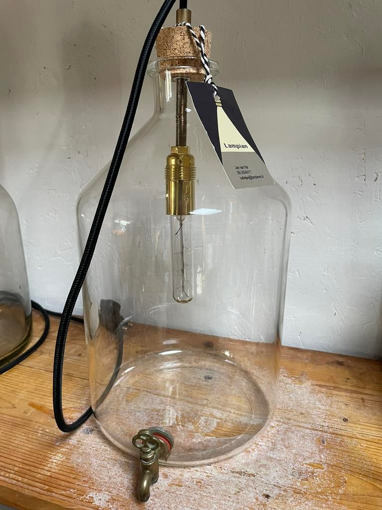 Lamp laboratoriumglas, Ophalen of Verzenden, Zo goed als nieuw, Industrieel