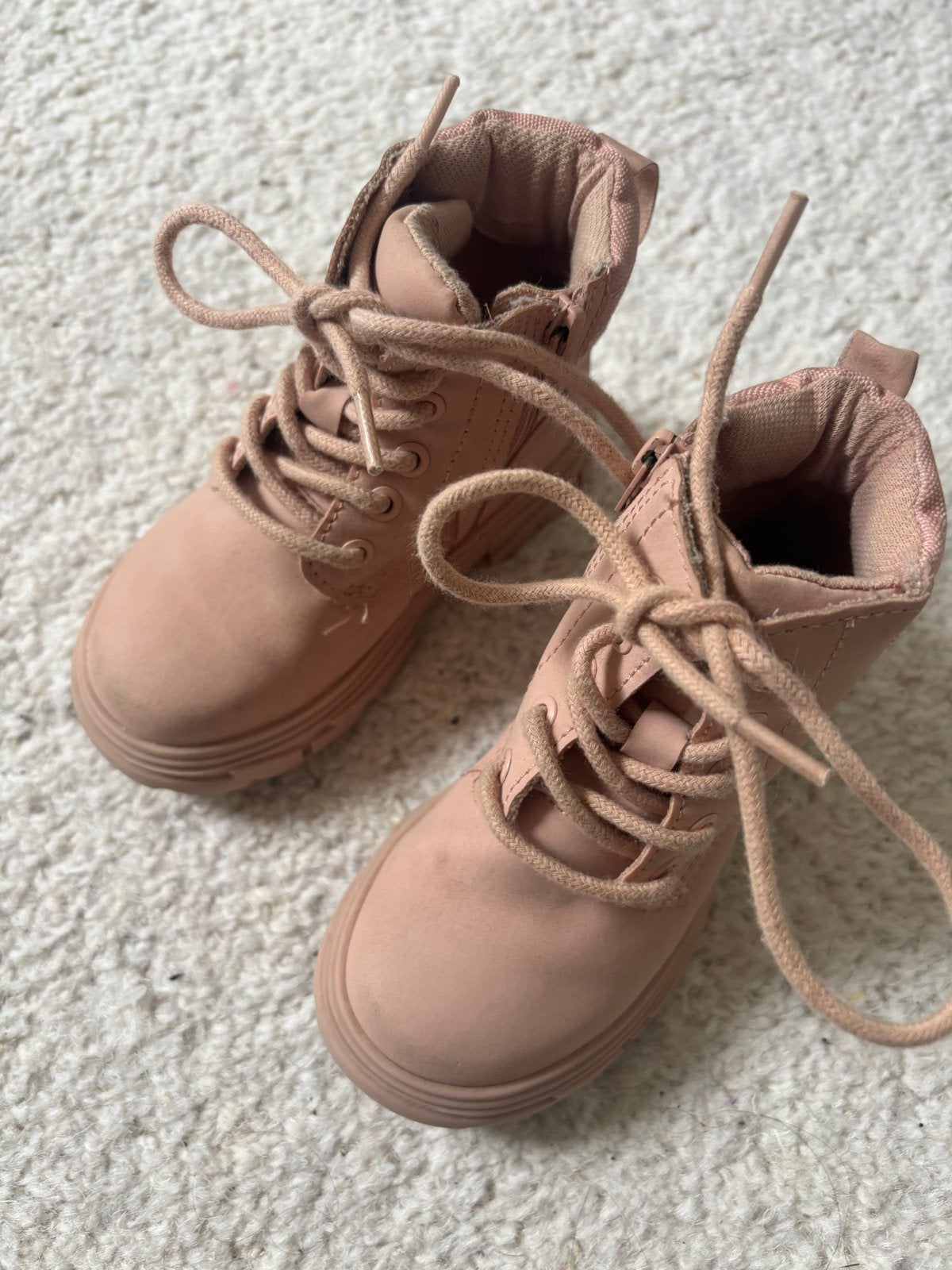 Zara baby laarsjes maat 22 - Roze, Meisje, Ophalen of Verzenden, Laarzen, Zo goed als nieuw