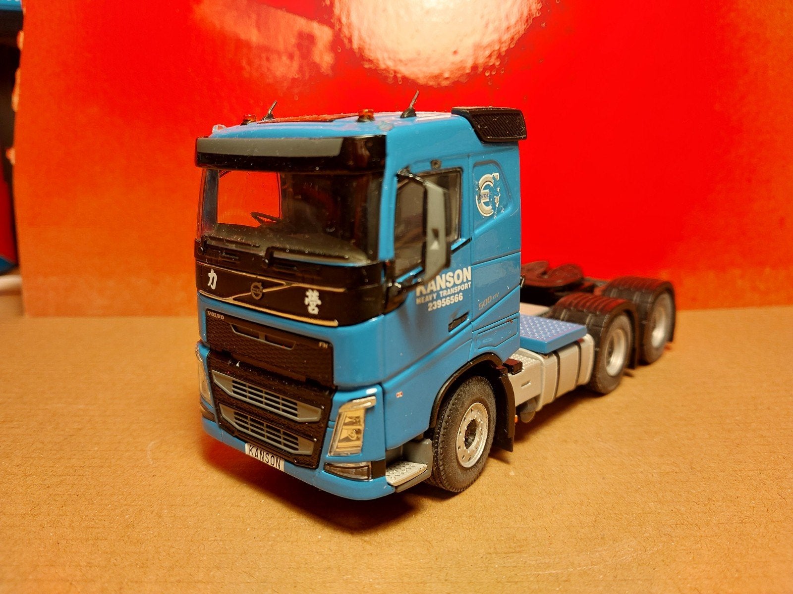 Volvo FH16 Kanson Heavy Transport model vrachtwagen, Ophalen of Verzenden, Zo goed als nieuw, Overige merken